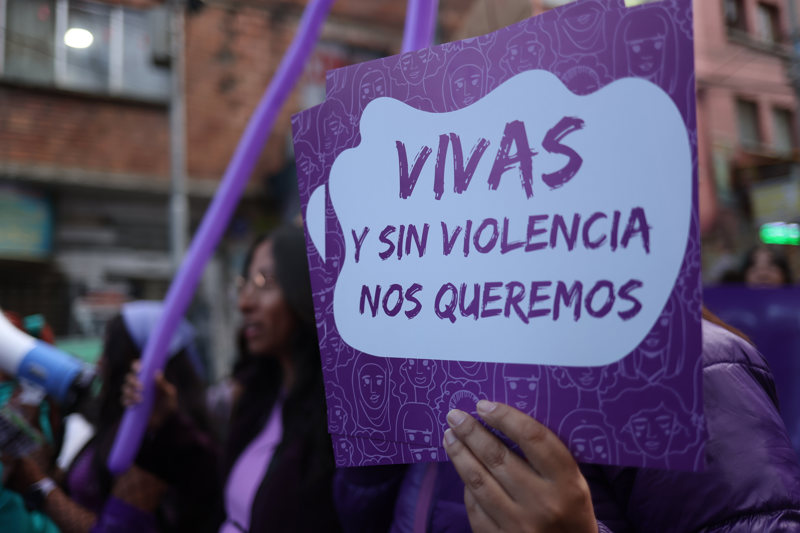 El 99,3 % de los casos de violencia de género quedan impunes en Bolivia