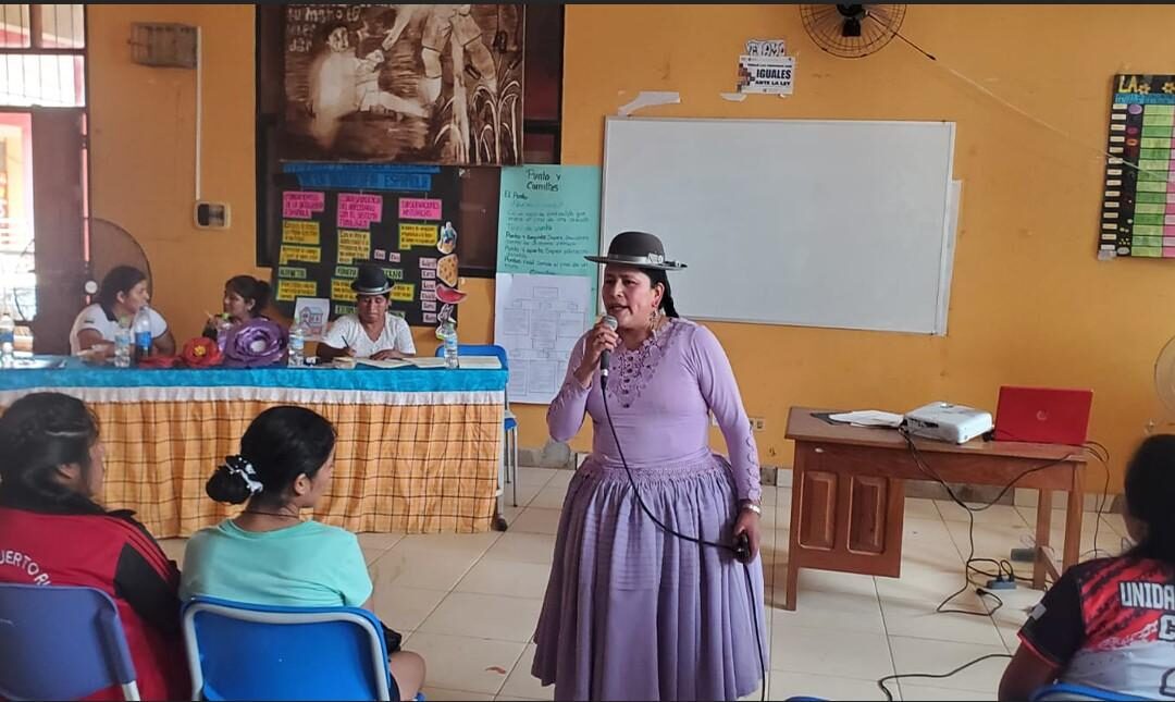 Senadora Velasco socializa en Cobija anteproyecto de ley derechos sexuales