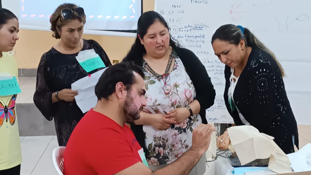 Capacitación de uso de toma de evidencias para sobrevivientes de violencias sexual