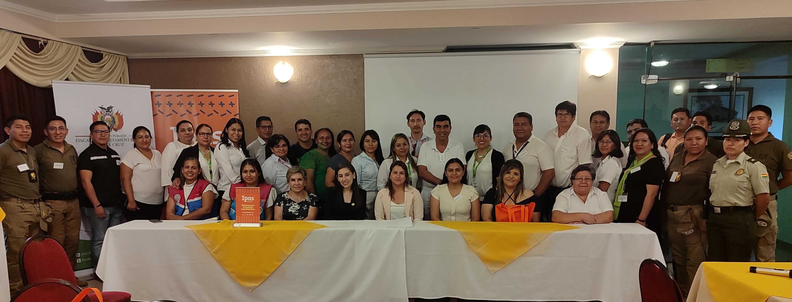 Group at a conference