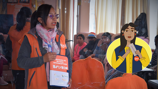 bolivia-about Personal de Ipas bolivia capacitando a población migrante sobre métodos anticonceptivos