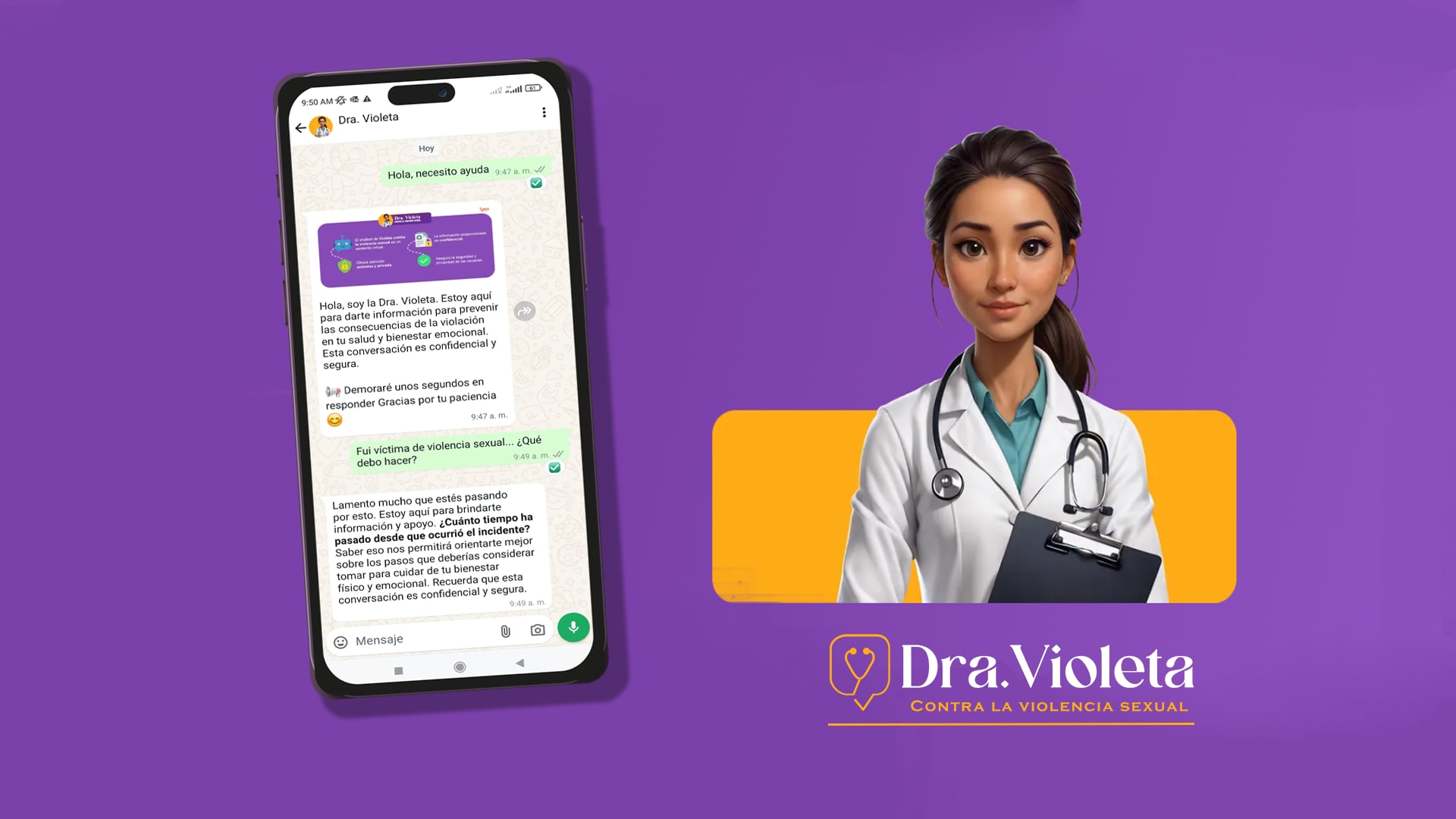 Portada del sitio web Dra. Violeta Portada del sitio web Dra. Violeta<br />