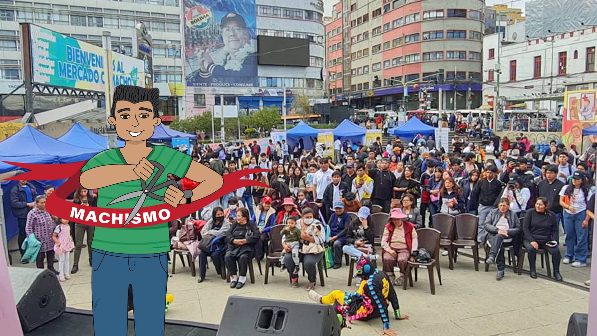 Asistentes a la feria "Más hombres sanos, menos violencia" evento que promueve la salud masculina y la lucha contra la violencia Asistentes a la feria "Más hombres sanos, menos violencia" evento que promueve la salud masculina y la lucha contra la violencia