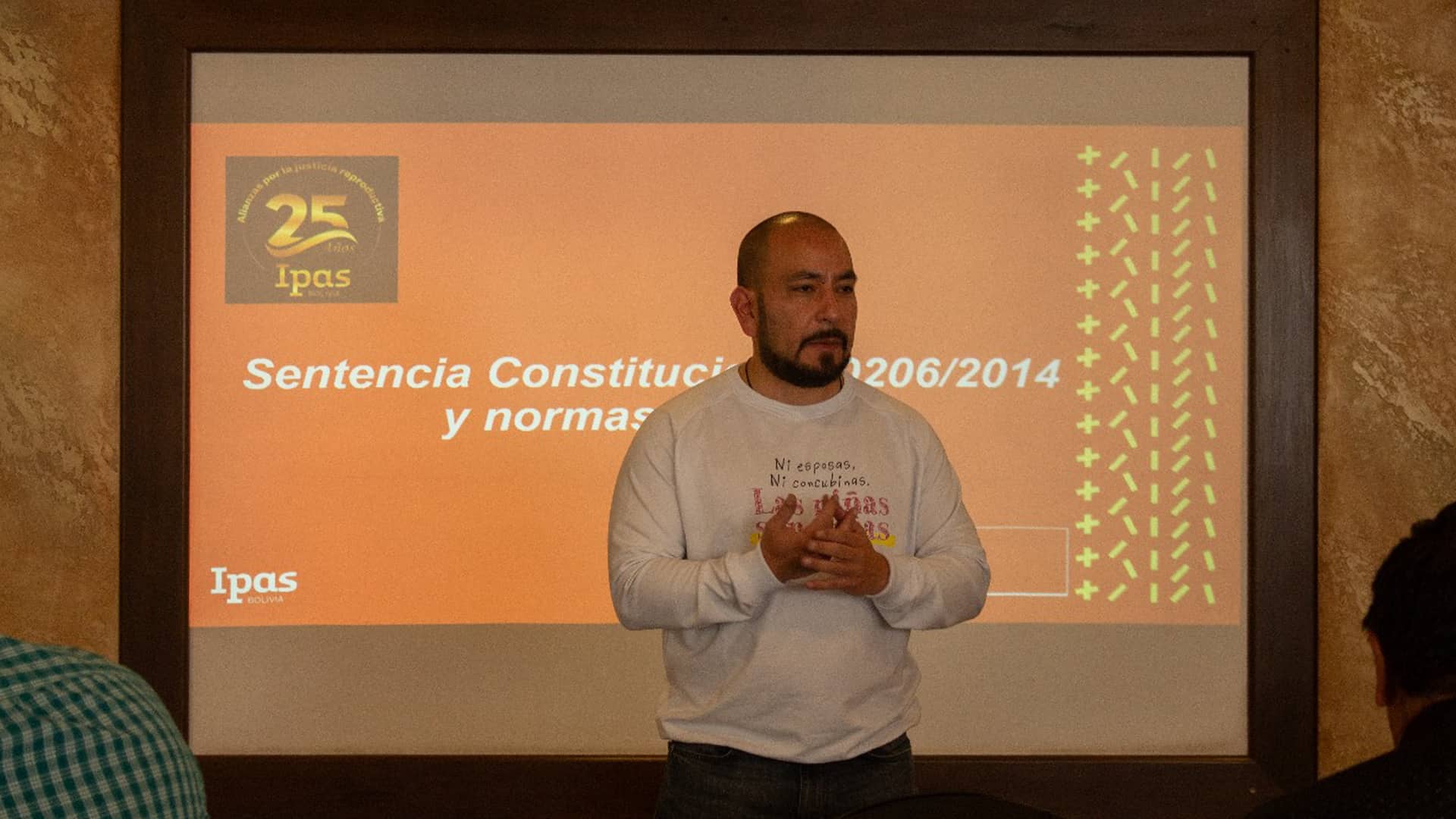 Capacitación sobre la sentencia constitucional 0206/2014 que permite la interrupción del embarazo en Bolivia bajo 3 causales Capacitación sobre la sentencia constitucional 0206/2014 que permite la interrupción del embarazo en Bolivia bajo 3 causales